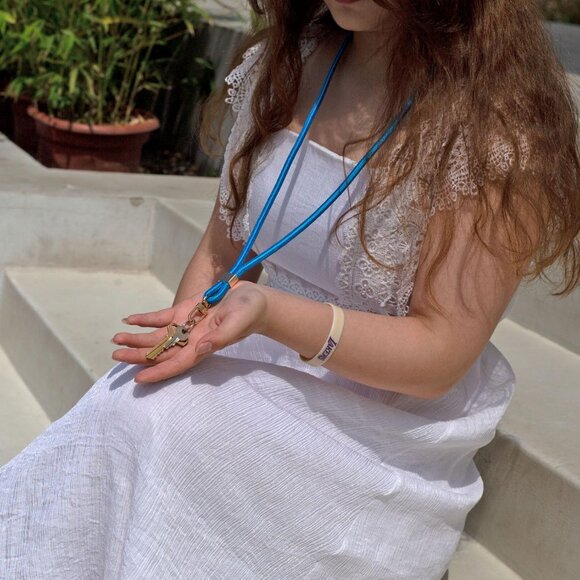 Neck Lanyard Key Chain Premium Quality Necklet Strap Holder,for Id Badge,Keys,Wa - Picture 5 of 8